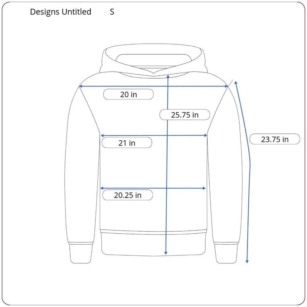 New Designs Untitled Our House Men's Small Teal Fleece‎ Lined Graphic Hoodie